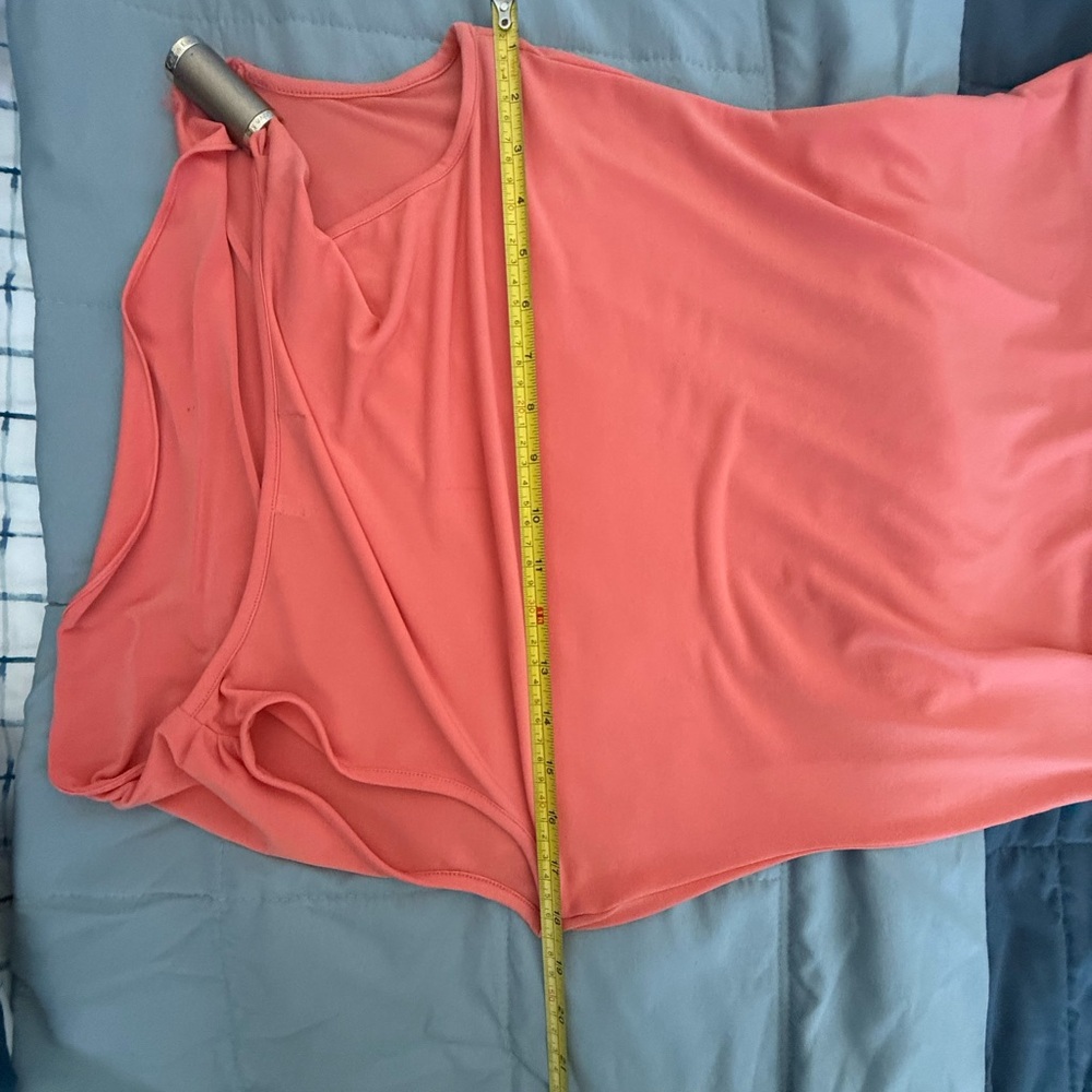 Calvin Klein Coral Drape Neck Blouse - Picture 7 of 7